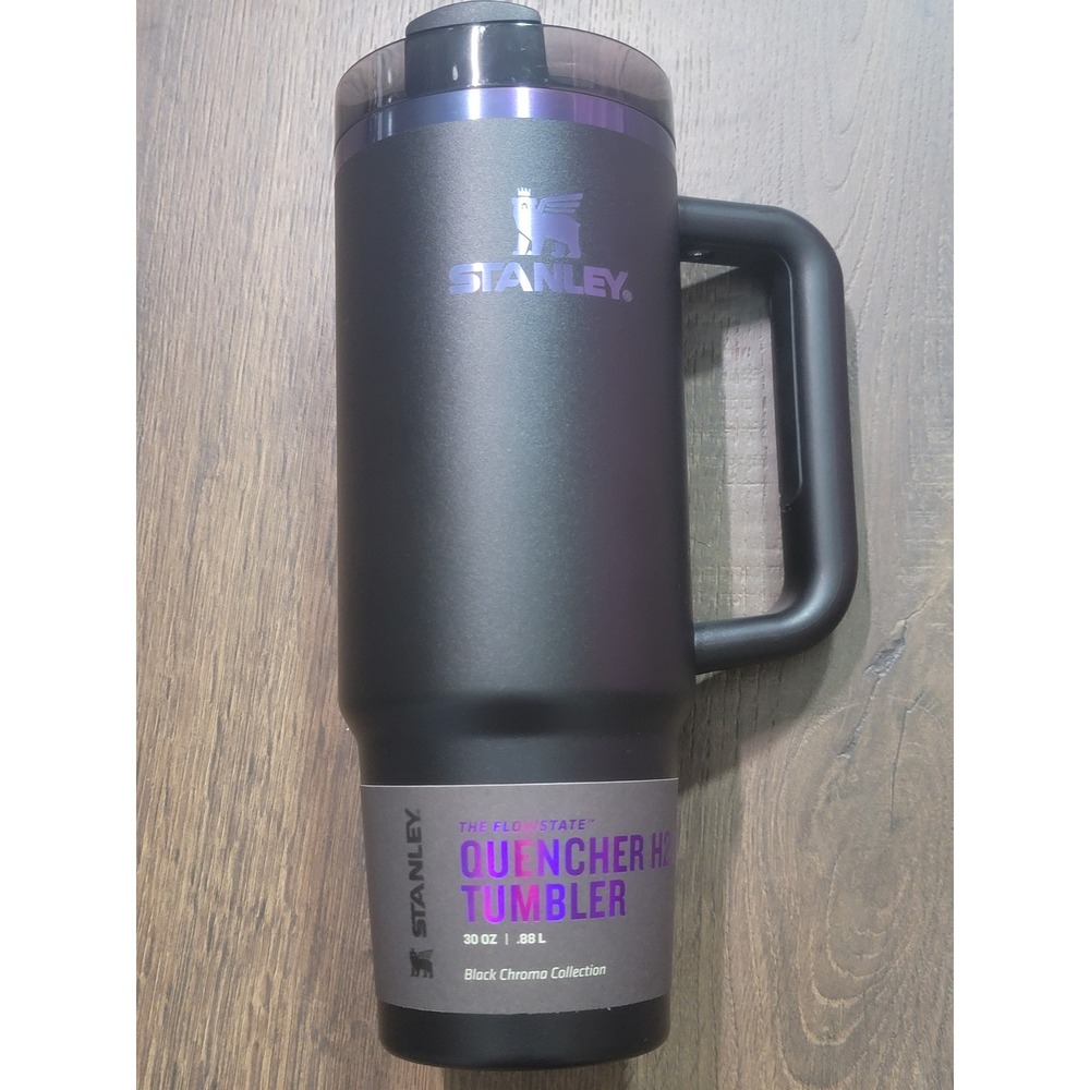Limited Edition Stanley Black Chroma Collection Quencher H20 Tumbler 30oz Retire